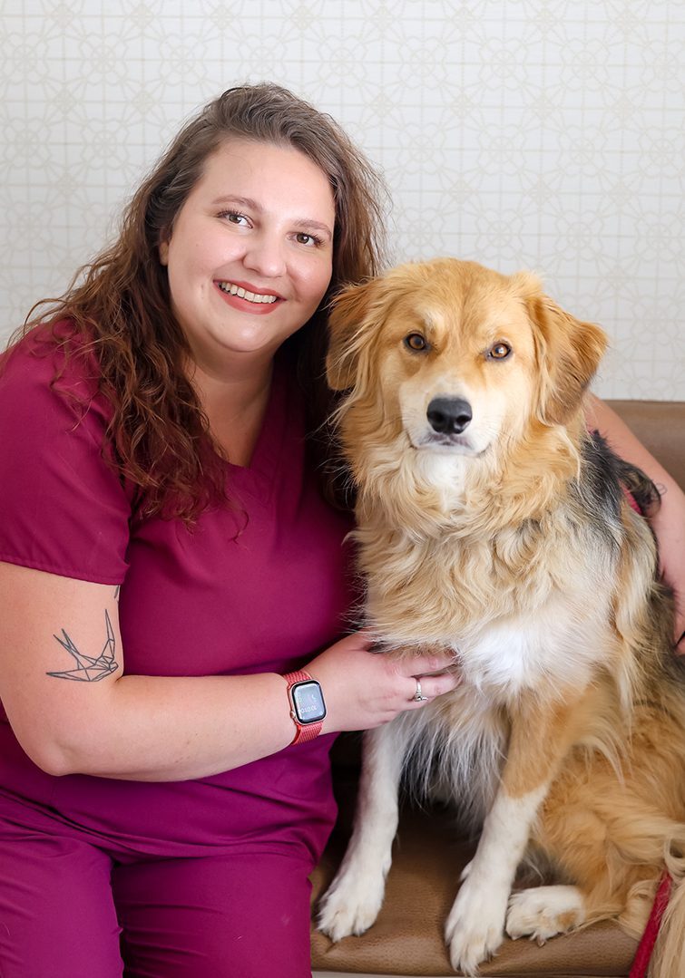 Amanda With Dog